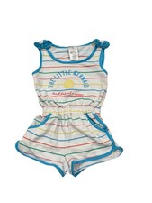 Disney Store Ariel Little Mermaid swim cover up romper girl Striped Size 4