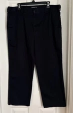 Dockers Classic Fit Flat Front Black Pants Men’s Size 38x29 Formal Casual Wear