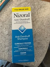 Nizoral Anti-Dandruff Shampoo Value Size 11 Oz. Bottle Exp 10/25 New And Sealed.