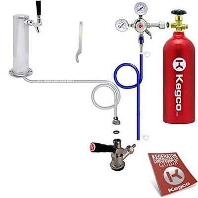 BF STCK-5T Standard Tower Kegerator Conversion Kit with 5 lb Co2 Tank, Standard