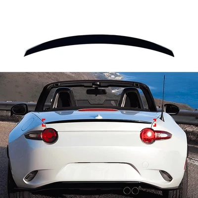 JES Arrière Spoiler Aileron Lèvre de Noir Brillant pour Mazda MX-5 Miata ND 2016-24