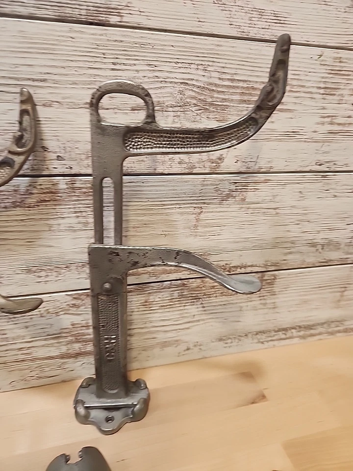 Lote de 2 camilla de botas de hierro fundido vintage Coulter Junior 👀 VER FOTOS  Foto 2 de 4