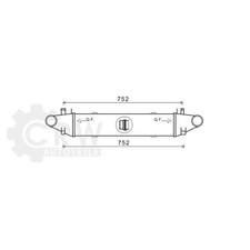 Ladeluftkühler für Mercedes-Benz C-Klasse Coupe Bj.11-14