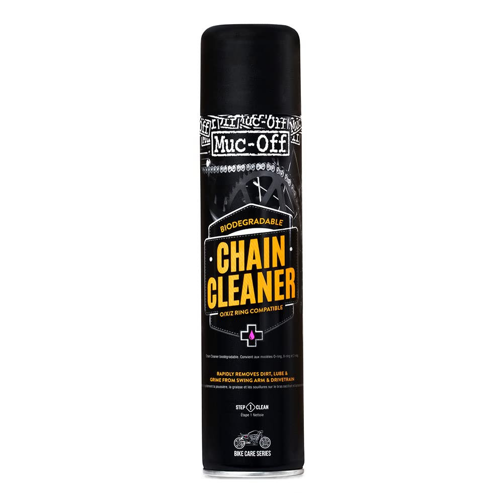 Muc-Off Chain Cleaner, 400 ml - Spray Detergente Pulisci Catena Moto (D2x)
