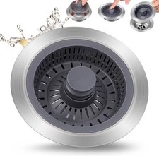 3 in 1 kitchen sink drain strainer and stopper