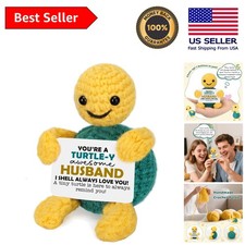 3.5 Inch Cute Crochet Turtle - Heartwarming Gifts for Husband on Any Occasion
