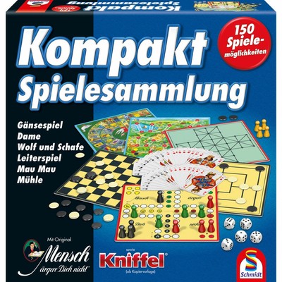 Schmidt Games Compact Game Collection Games Collection 150 Game Options