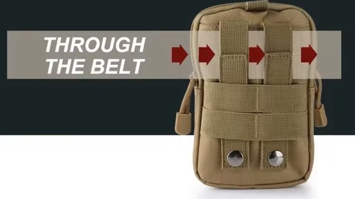 Tactical Fanny Pack Bumbag Waist Bag Military Hip Belt Outdoor Hiking Fishing US - Picture 6 of 18