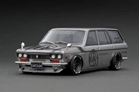 ignition model IG3151 1:18 Datsun Bluebird 510 Wagon Silber Resin Modellauto