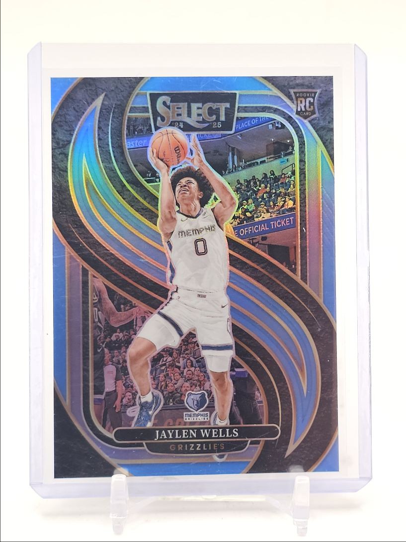 JAYLEN WELLS 2024-25 SELECT PREMIER LEVEL ROOKIE LIGHT BLUE RC /299 Q4945