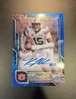 2025 Bowman Chrome University Football Blue Mini-Diamond Refractor Keldric Faulk #BCA-KFA