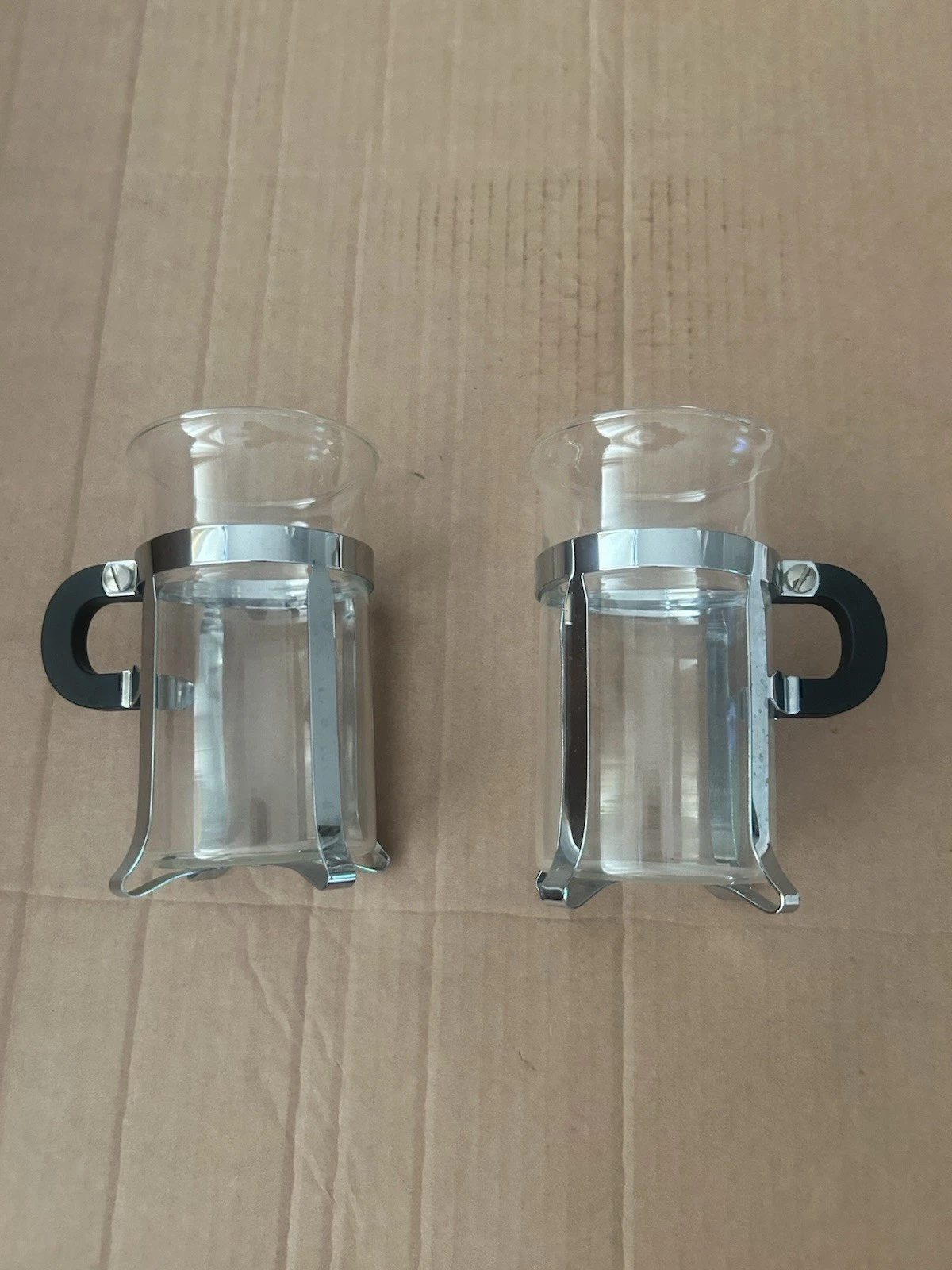 2no Bodum Chamberd Style Coffee Cups 5 Inch Tall