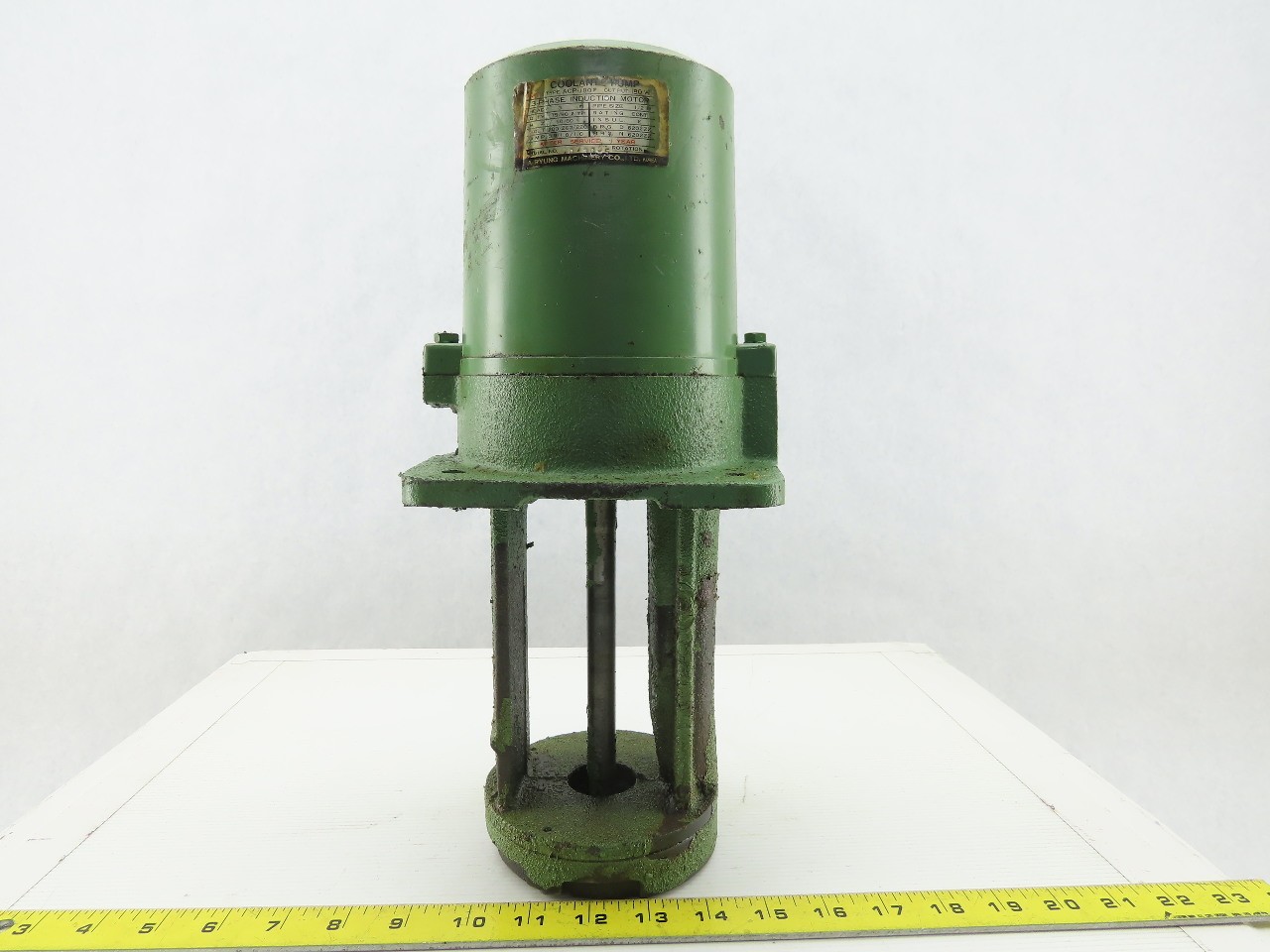 A-Ryung Machinery ACP-180F Coolant Pump Hyundai HIT-15S 1/2" NPT 3" Impeller