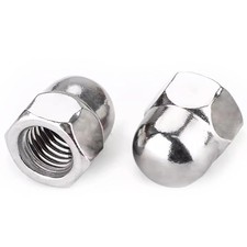 5/16-18" Acorn Cap Nuts, Acorn Nut Stainless Steel 18-8 304 , 20Pcs-Pack Silver