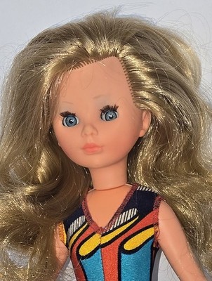 Vintage 1960s Italocremona Corinne Doll Blonde Blue Eyes Mod