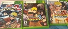 Naruto Shippuden Ultimate Ninja Storm Revolution Storm 2 & 3 CIB  Xbox 360 Test
