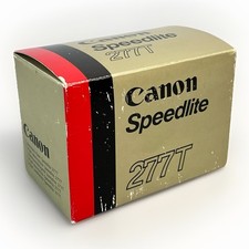 Canon Speedlite 277T Flash New Old Stock NOS Boxed Case Manual T50 T70 T80 T90
