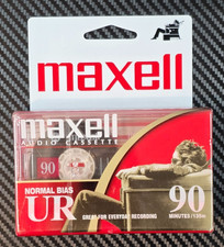 Maxell Blank Audio Cassette Normal Bias UR 90 Minutes Pack of 2