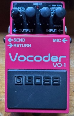 Boss VO-1 Vocoder Talkbox für Micro Gitarre, Bass,  Chor neuwertig TOP RAR