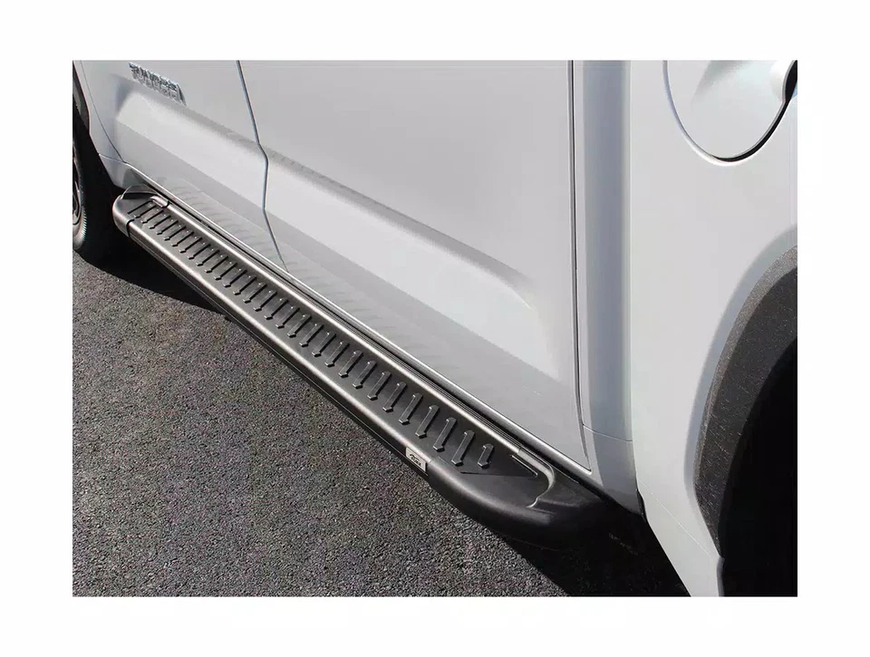 Romik Black RAL-T Running Boards Fit 2022 Toyota Tundra Crewmax - Image 3 of 4