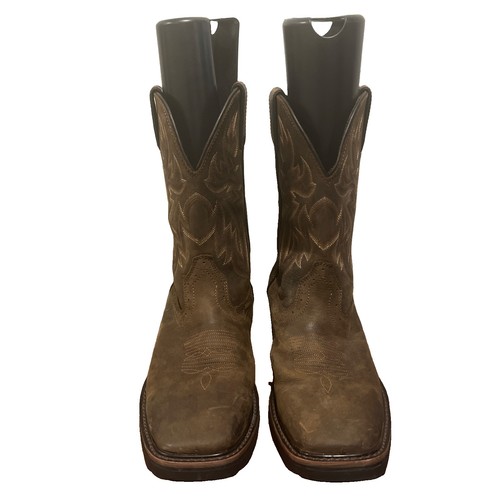 Wolverine W10702 Rancher Steel Toe Square Toe Pull On Work Boots Leather- 11M