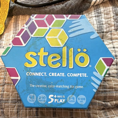 #ad mobi Stellö Color Matching Strategy Tile Game 48 Tiles Travel Bag Ages 5 $12.00