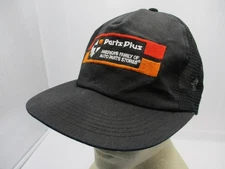Vintage Parts Plus Auto Parts Trucker Hat Black Orange Snap Back K Products Mens