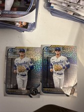 2022 Bowman Mega Box Bobby Witt Jr. Mojo Refractor #BCP-146 Royals 2x Lot