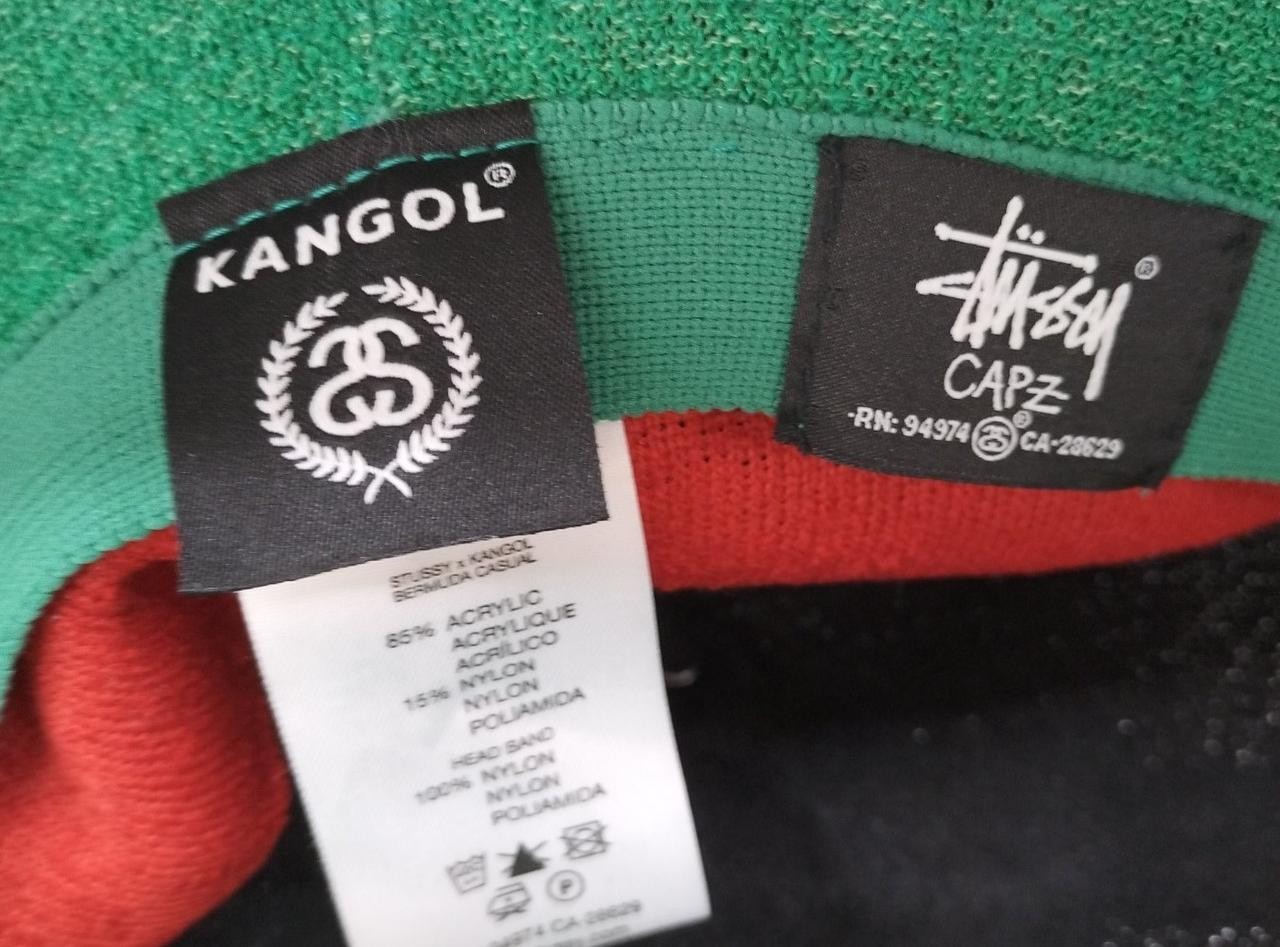 KANGOL Stussy Bermuda Hat Adjustable Cap Unisex Used thumbnail 5