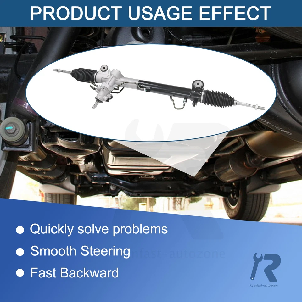 Power Steering Rack&Pinion Assembly fit for Toyota Highlander LEXUS RX350 RX330 Foto 3 de 4