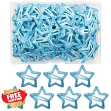 ZGQHZR Star Hair Clips Blue