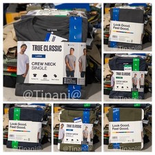 True Classic Men's Crew Neck single tee
