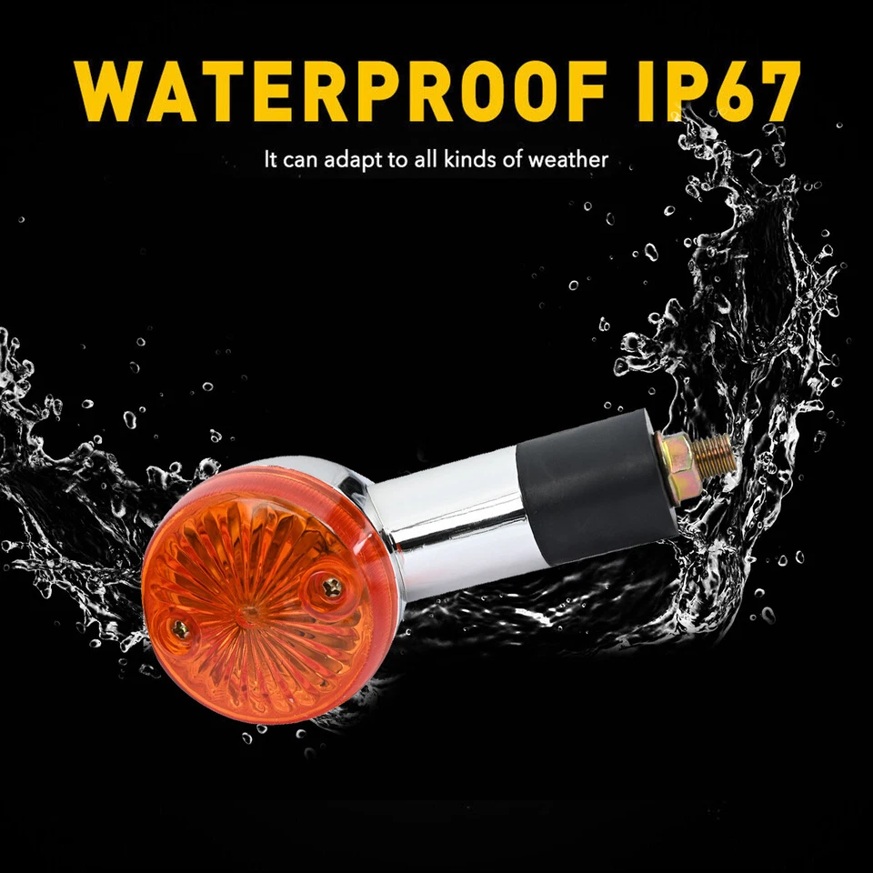 4PCS Turn Signal Lights Lamp For Suzuki Intruder Volusia VS VL 700 750 800 1400 Foto 3 de 4