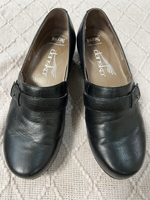 Dansko Shoes Womens Size 37 Professional Clogs Heel Black