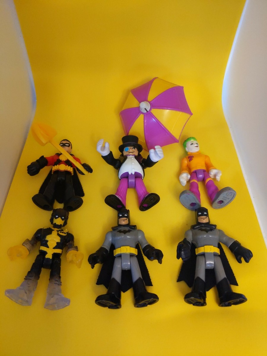 TM DC COMICS Series (S15) Lot of 7pcs Figures Batman,Joker