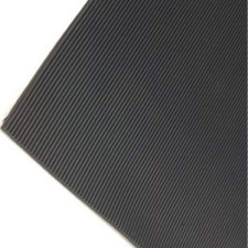 Fine Ribbed Rubber Roll Flooring Matting - 3mm Thick - 1m Wide - Up to 15m Lengt