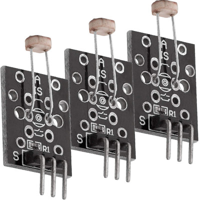 3 x KY-018 LDR Lichtsensor mit Fotowiderstand Helligkeitssensor Diode kompatibel