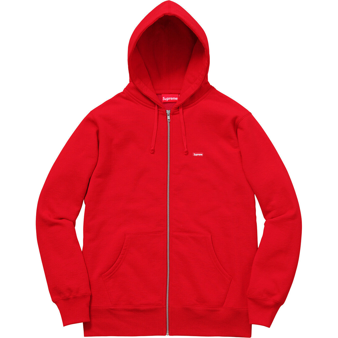 Supreme Small Box Logo Zip Up Hooded Sweatshirt FW17