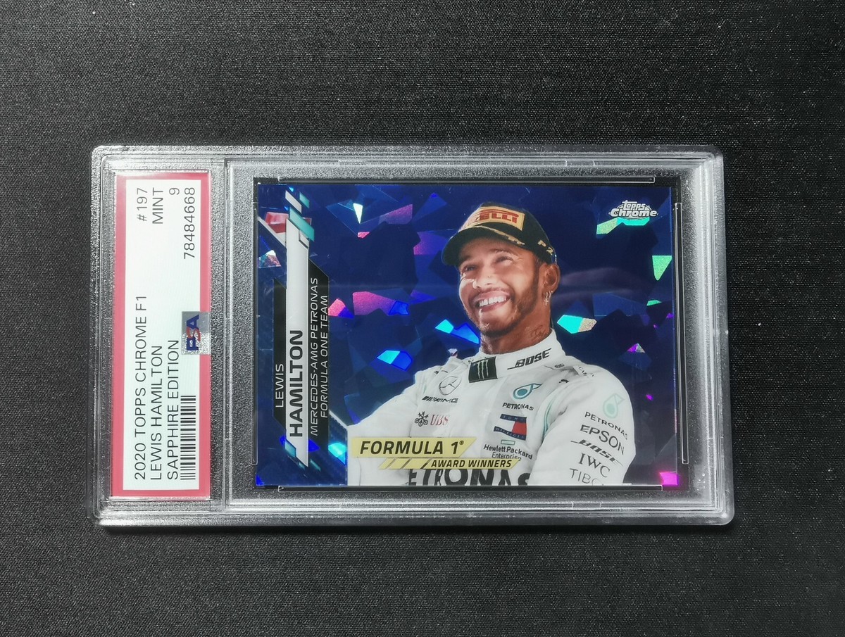 その他 2020 topps f1 sapphire Lewis Hamilton 2020 Topps Chrome Sapphire Formula 1 F1 Lewis Hamilton PSA 9