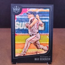 2019 Diamond Kings Max Scherzer Blue Framed Insert #42 - Washington Nationals