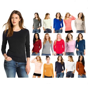 t shirt manche longue femme basic