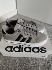 Image of UK 10 - Adidas Daily 3.0 Trainers Mens Grey Black