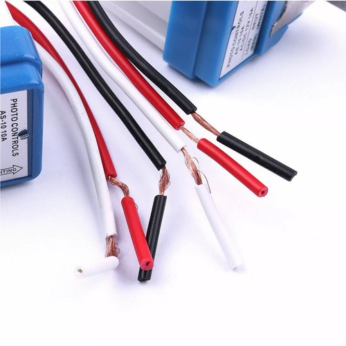 Dämmerungsschalter Außen IP65 Lichtsonsor Dämmerungssensor AC/DC 12V 24V 220VJqh - Bild 4 von 18