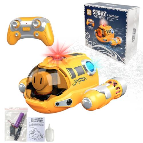 Remote Controlled Kids Water Motor Boat Toy Children Color Light Spray 2.4 GHz - Picture 1 of 9