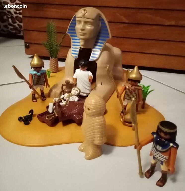 LOT playmobil SPHINX 4242 + CAMP DES PILLEURS DE PYRAMIDE 4247 TBE - Photo 4/4