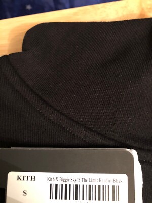 KITH x Biggie Sky's The Limit Hoodie Black SS20 NWT Sz S | eBay