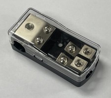 Mini ANL / MANL Fuse Holder 2 Way Fuse Holder with 2 fuses for Car Stereo