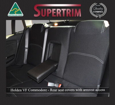 REAR WAGON + ARMREST SEAT COVER FIT HOLDEN VF COMMODORE PREMIUM NEOPRENE
