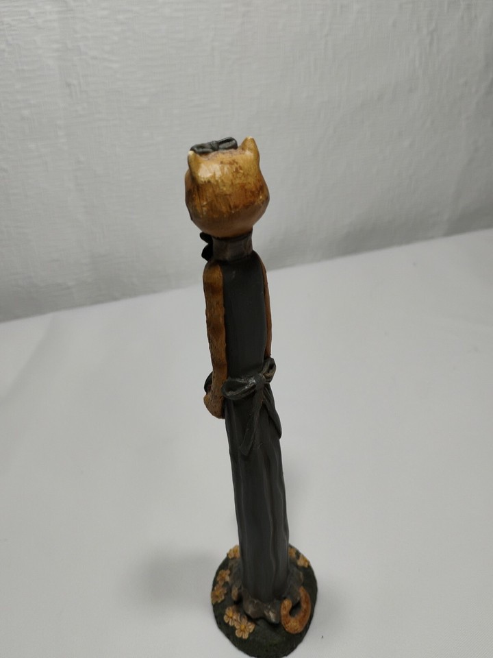 Girl With Flower Pot 1991 Jim Shore 8.5" Pencil Cat 2009 eBay