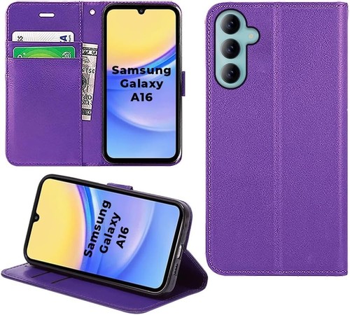 Für Samsung Galaxy A16 5G Handy Hülle Wallet Flip PU Leder Kartenfach Cover - Bild 12 von 15